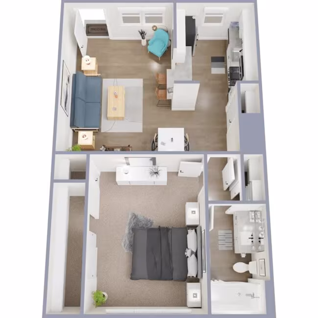 Unit D204 D201 floor plan
